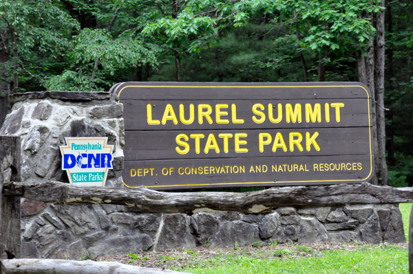 Laurel Summit State Park sign